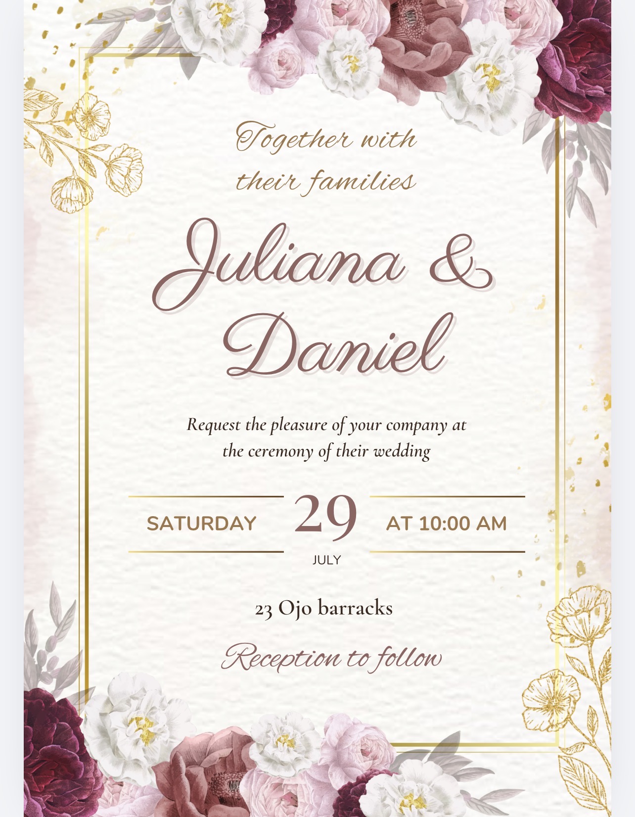 Daniel Wedding